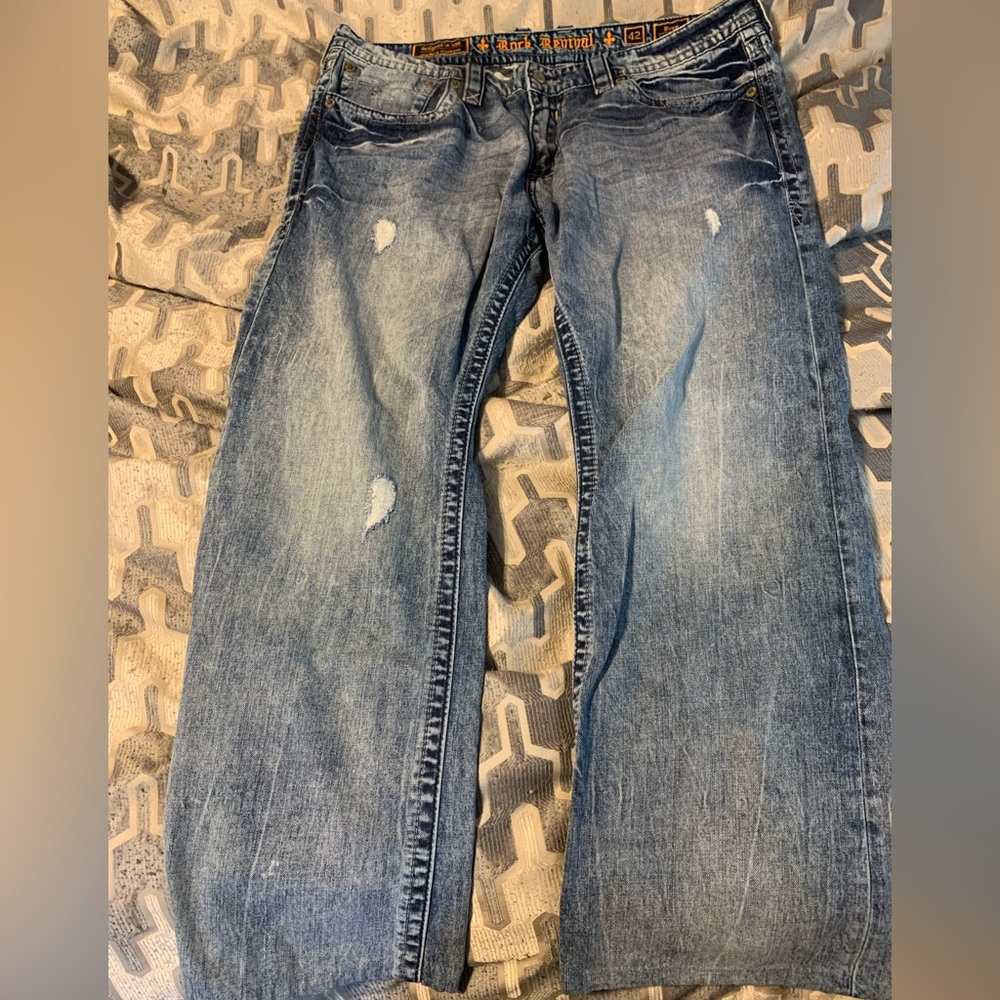 Rick revival size 42”  style Evan  bootcut legs been hemmed
